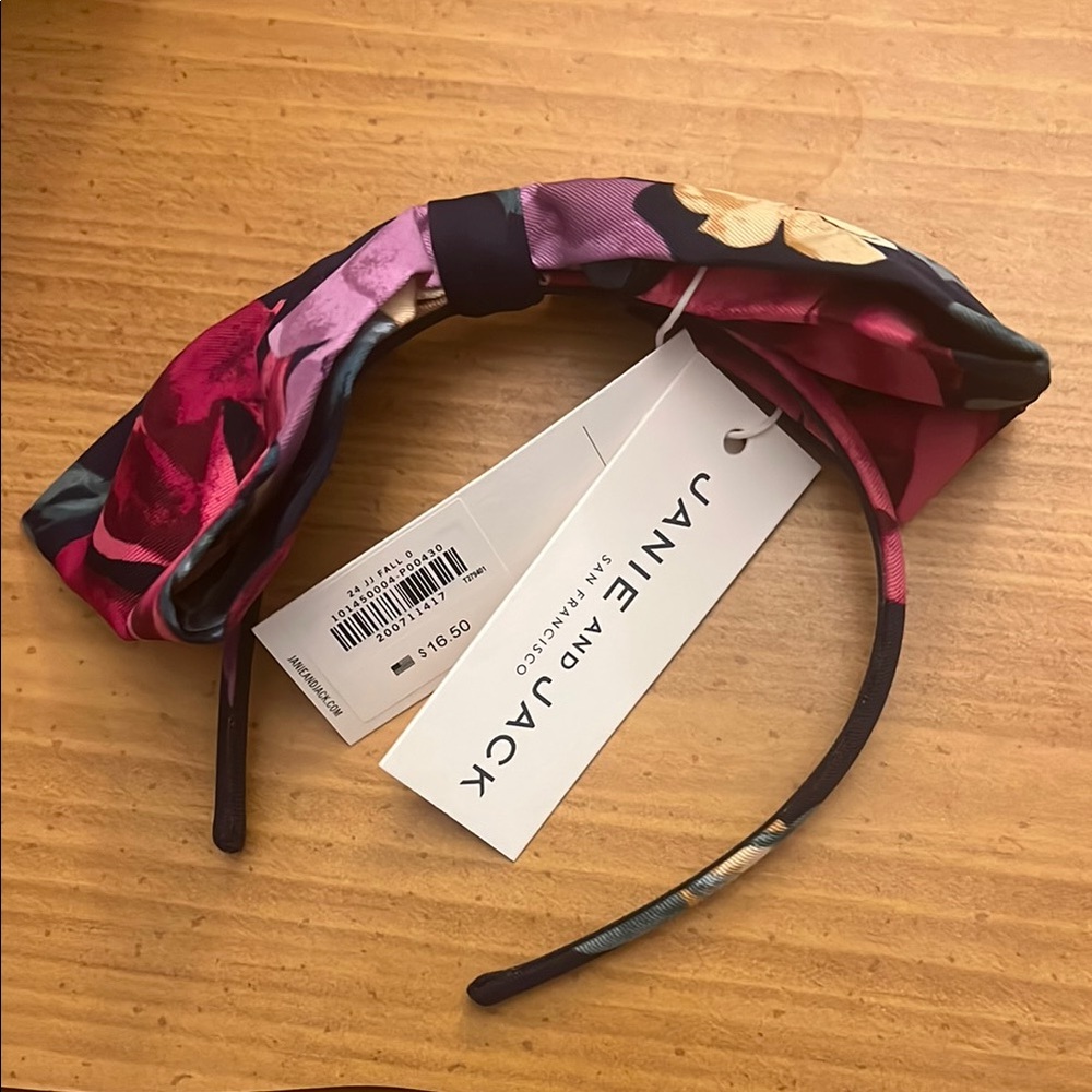 Janie and Jack Multicolor Floral Headband